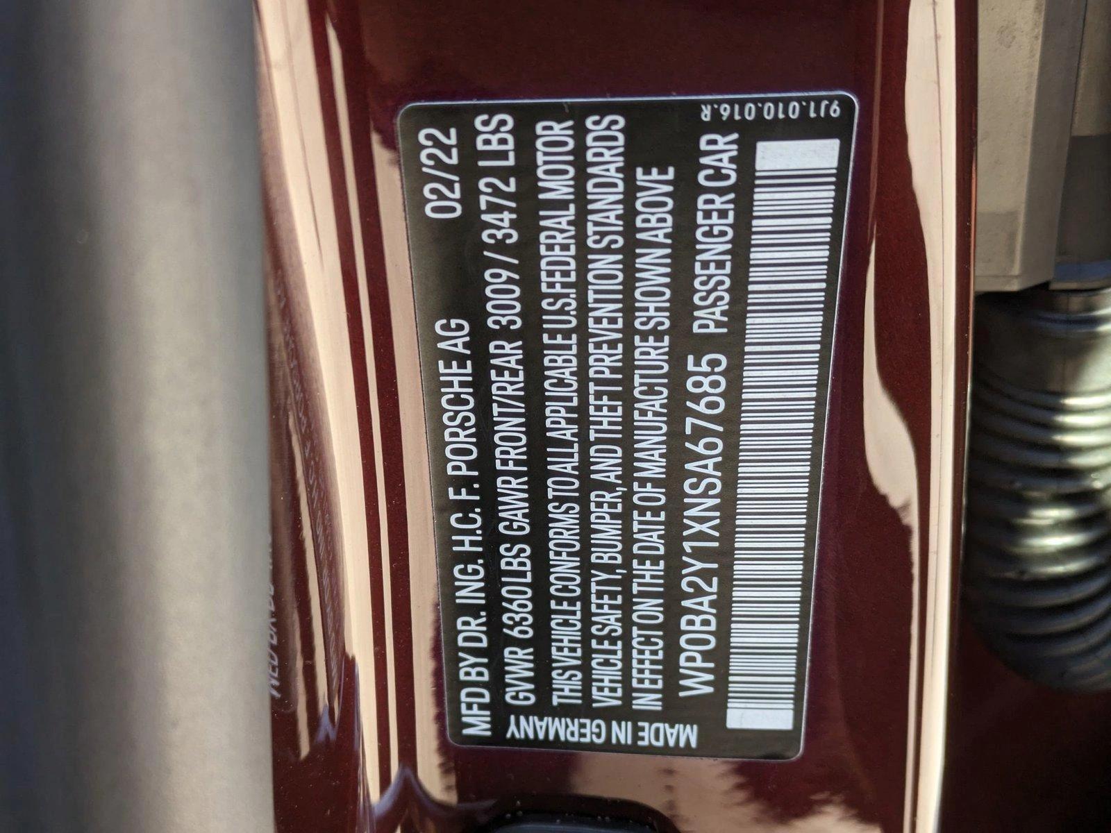 2022 Porsche Taycan Vehicle Photo in Rockville, MD 20852