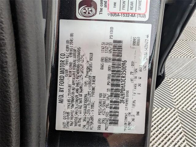 2012 Ford Fusion Vehicle Photo in ENGLEWOOD, CO 80113-6708
