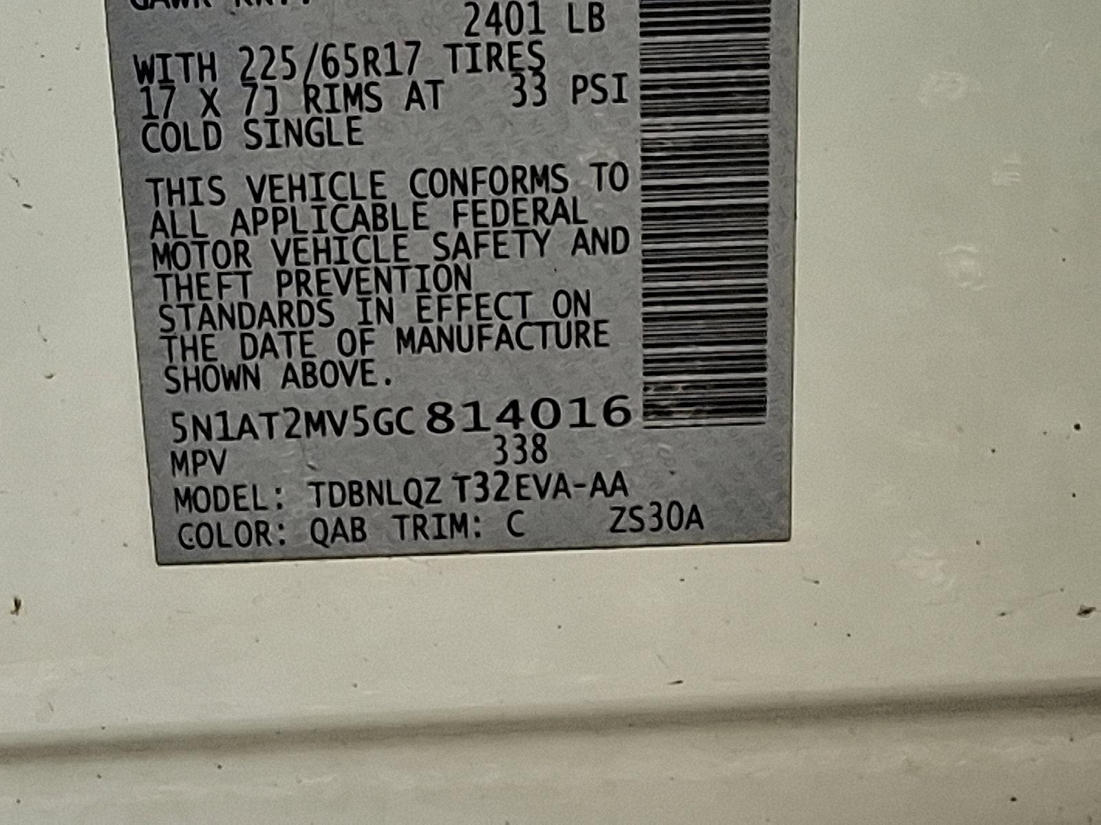 2016 Nissan Rogue Vehicle Photo in BETHLEHEM, PA 18017-9401
