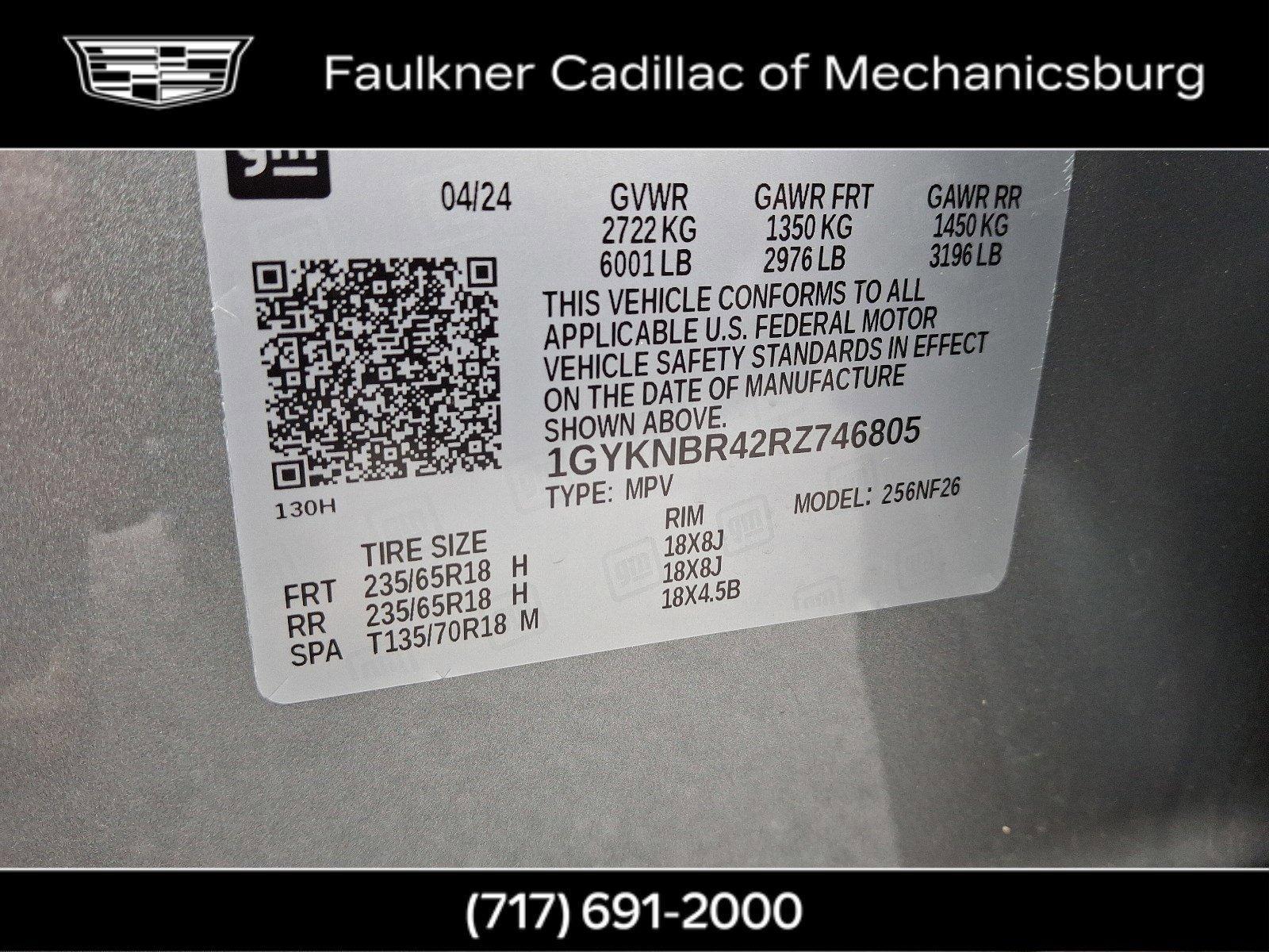 2024 Cadillac XT5 Vehicle Photo in MECHANICSBURG, PA 17050-1707