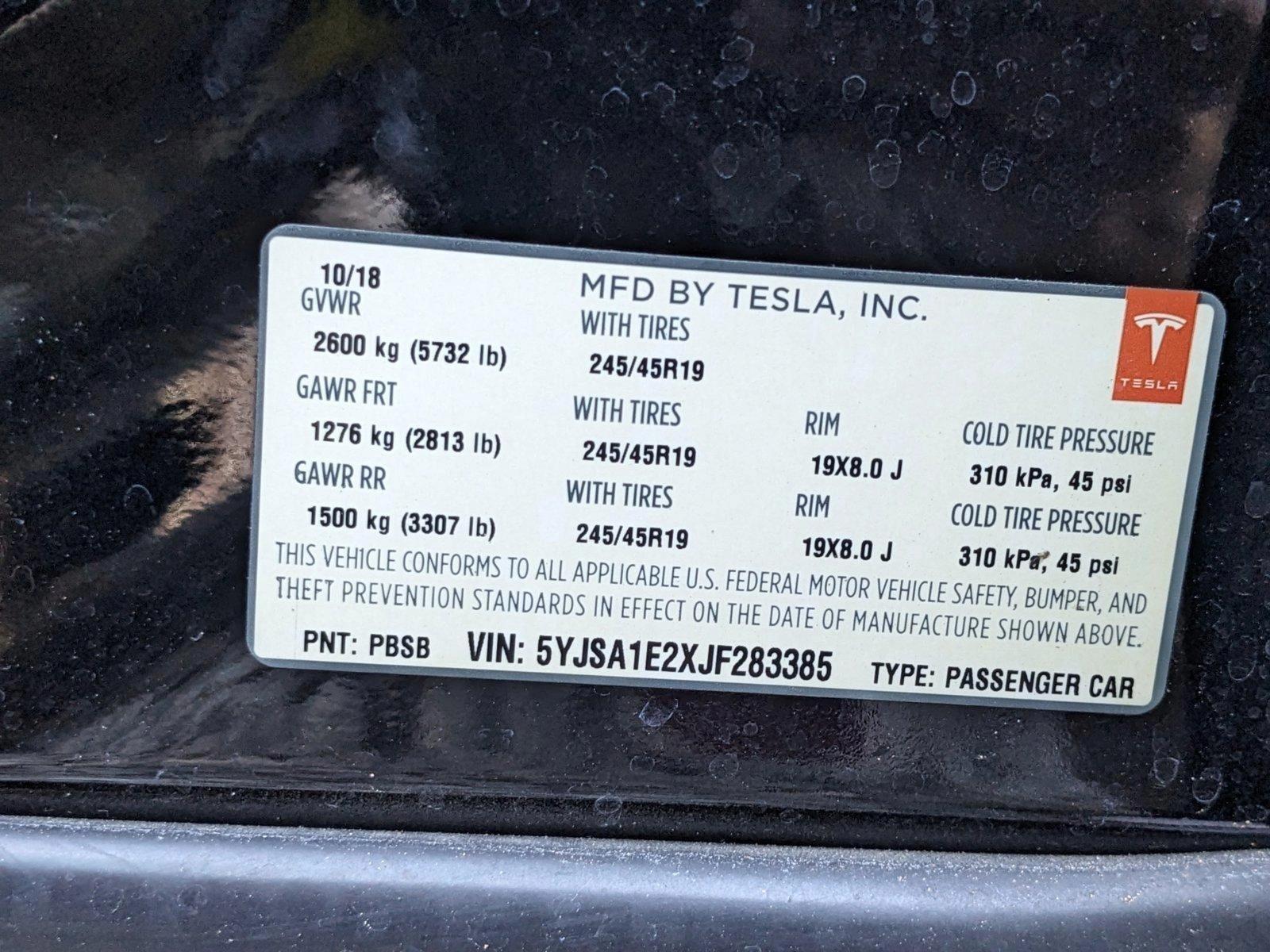 2018 Tesla Model S Vehicle Photo in Tampa, FL 33614