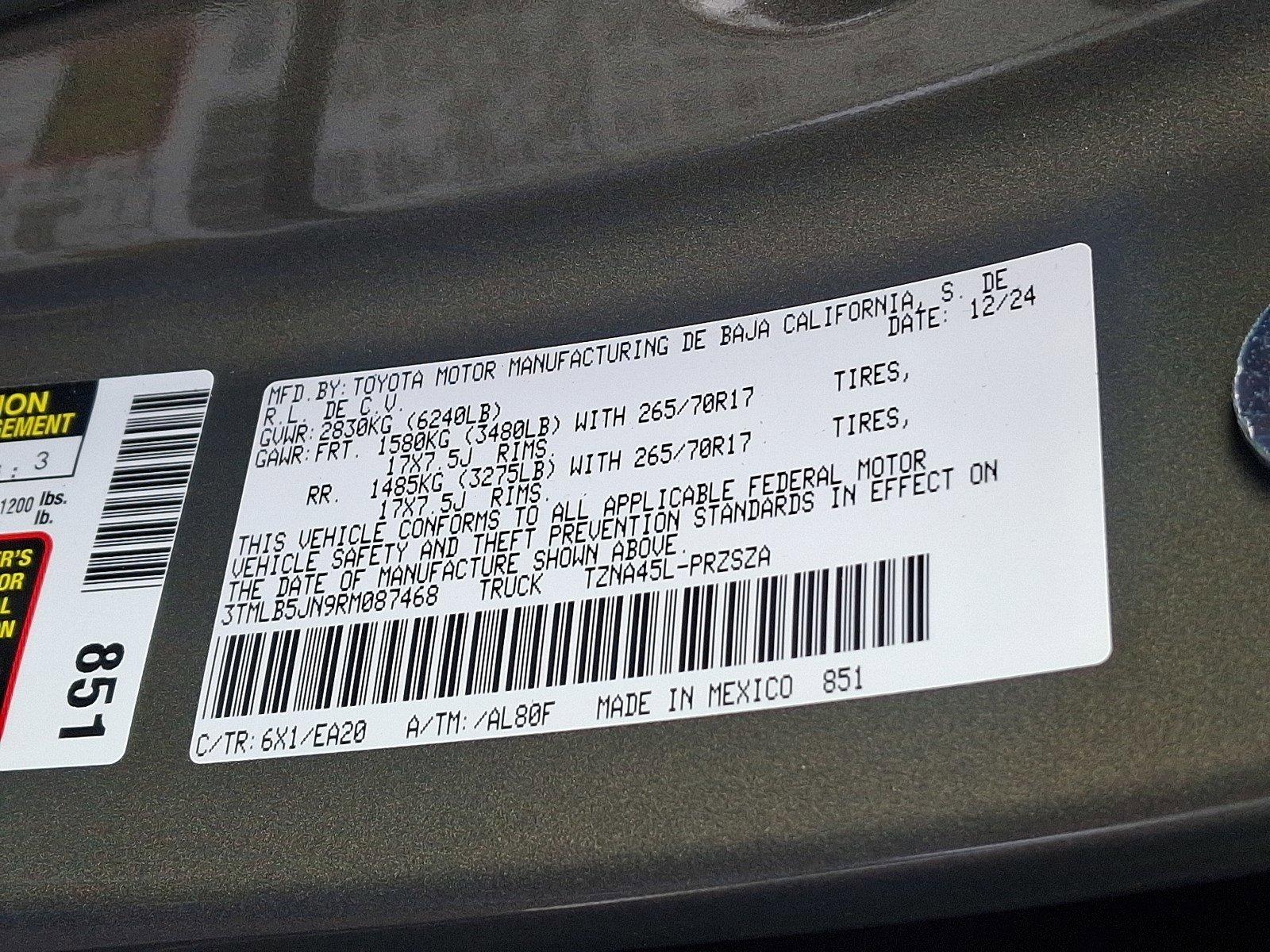 2024 Toyota Tacoma 4WD Vehicle Photo in Harrisburg, PA 17111