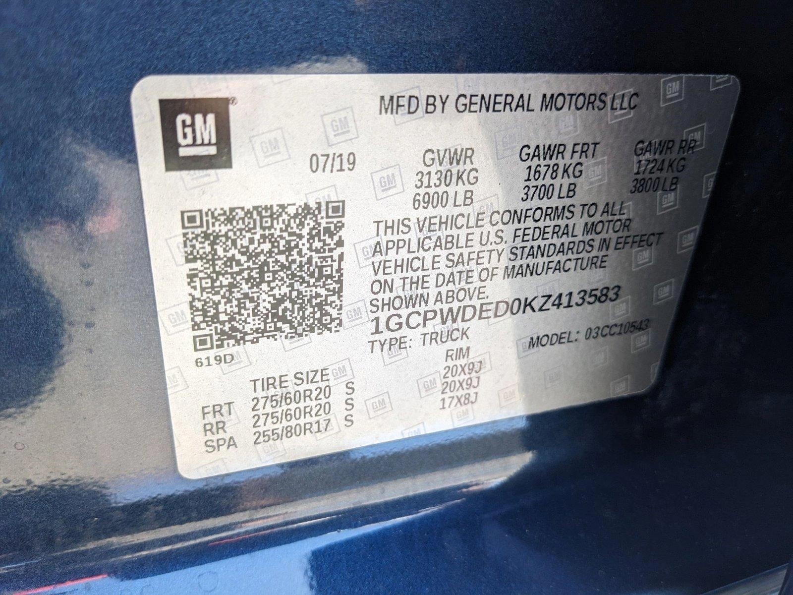 2019 Chevrolet Silverado 1500 Vehicle Photo in HOUSTON, TX 77034-5009