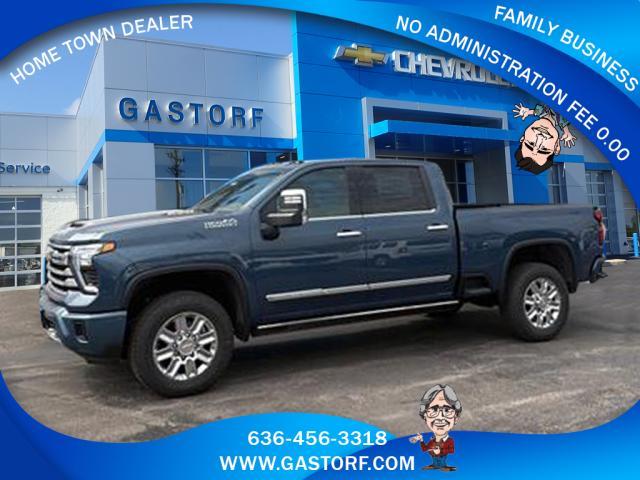 Lakeshore Blue Metallic 2026 Chevrolet Silverado 2500HD High Country Crew Cab 4WD Pickup Truck Four-Wheel Drive Automatic