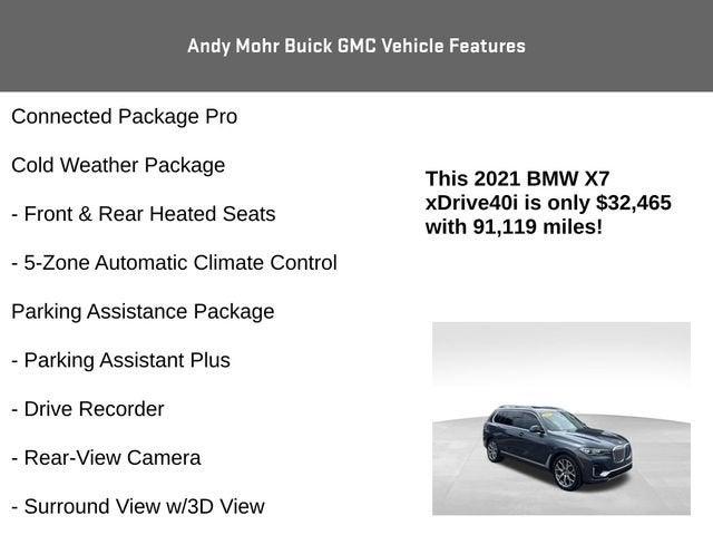 2021 BMW X7 xDrive40i Vehicle Photo in Fishers, IN 46038