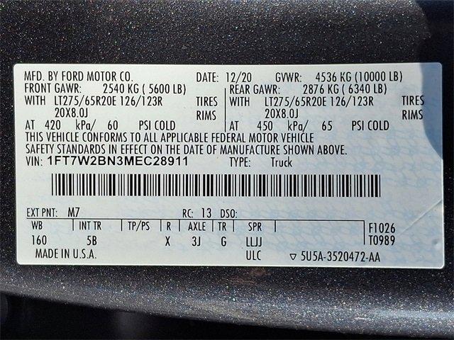 2021 Ford Super Duty F-250 SRW Vehicle Photo in LANCASTER, PA 17601-0000
