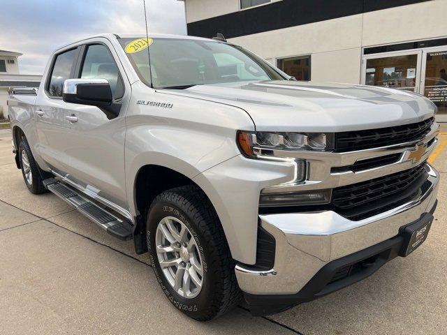 Used 2021 Chevrolet Silverado 1500 LT with VIN 3GCUYDED2MG390744 for sale in Decorah, IA