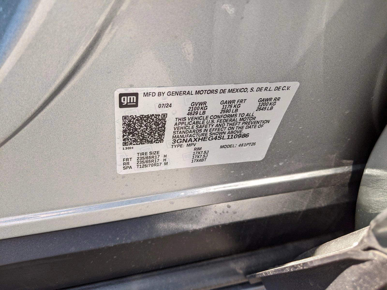 2025 Chevrolet Equinox Vehicle Photo in LAUREL, MD 20707-4697