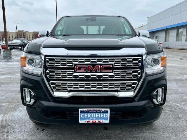 Certified 2022 GMC Canyon Denali with VIN 1GTG6EEN2N1256057 for sale in Painted Post, NY