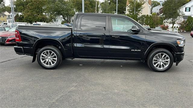 Used 2021 RAM Ram 1500 Pickup Laramie with VIN 1C6SRFJT8MN659826 for sale in Fairfield, CT