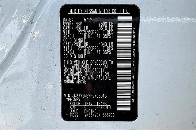 2017 Nissan Armada Vehicle Photo in Tulsa, OK 74145