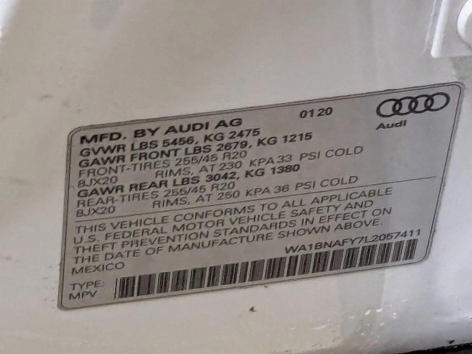 2020 Audi Q5 Vehicle Photo in West Palm Beach, FL 33417
