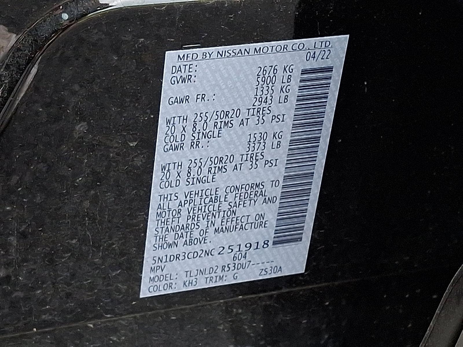 2022 Nissan Pathfinder Vehicle Photo in Mechanicsburg, PA 17050-2306