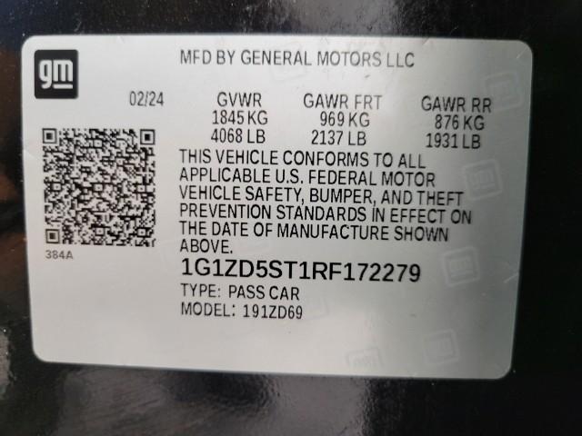 2024 Chevrolet Malibu Vehicle Photo in MANITOWOC, WI 54220-5838