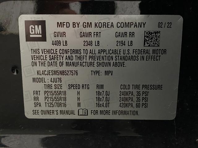 2022 Buick Encore Vehicle Photo in OSHKOSH, WI 54904-7811
