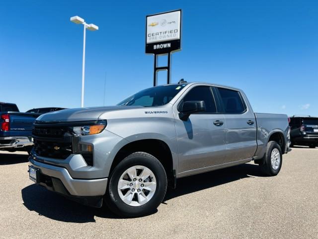 Used 2023 Chevrolet Silverado 1500 Custom with VIN 1GCPABEK1PZ219525 for sale in Eagle Pass, TX