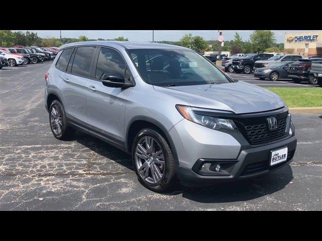 Used 2021 Honda Passport EX-L with VIN 5FNYF7H54MB012492 for sale in Fenton, MO