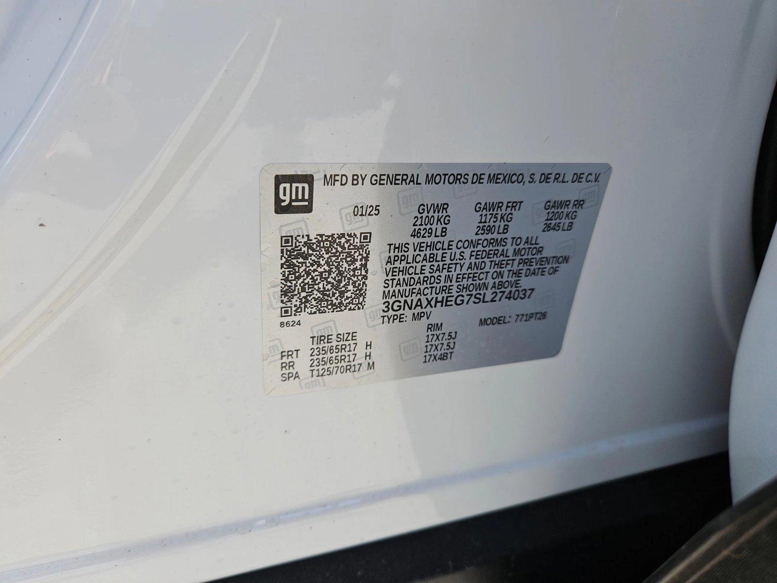 2025 Chevrolet Equinox Vehicle Photo in AUSTIN, TX 78759-4154