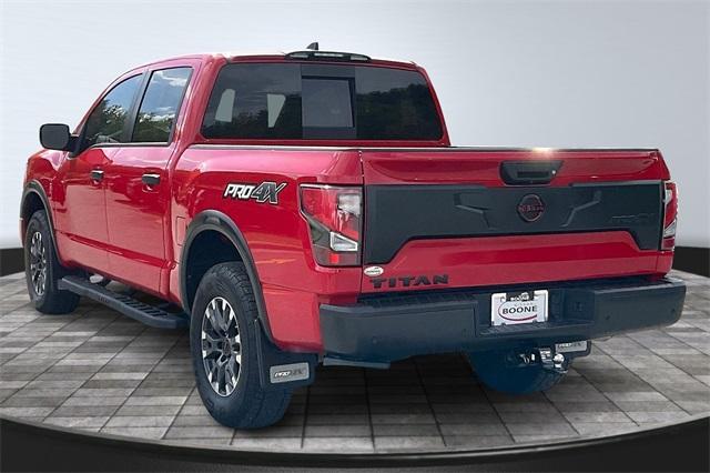 Certified 2024 Nissan Titan PRO-4X with VIN 1N6AA1ED4RN109996 for sale in Boone, NC