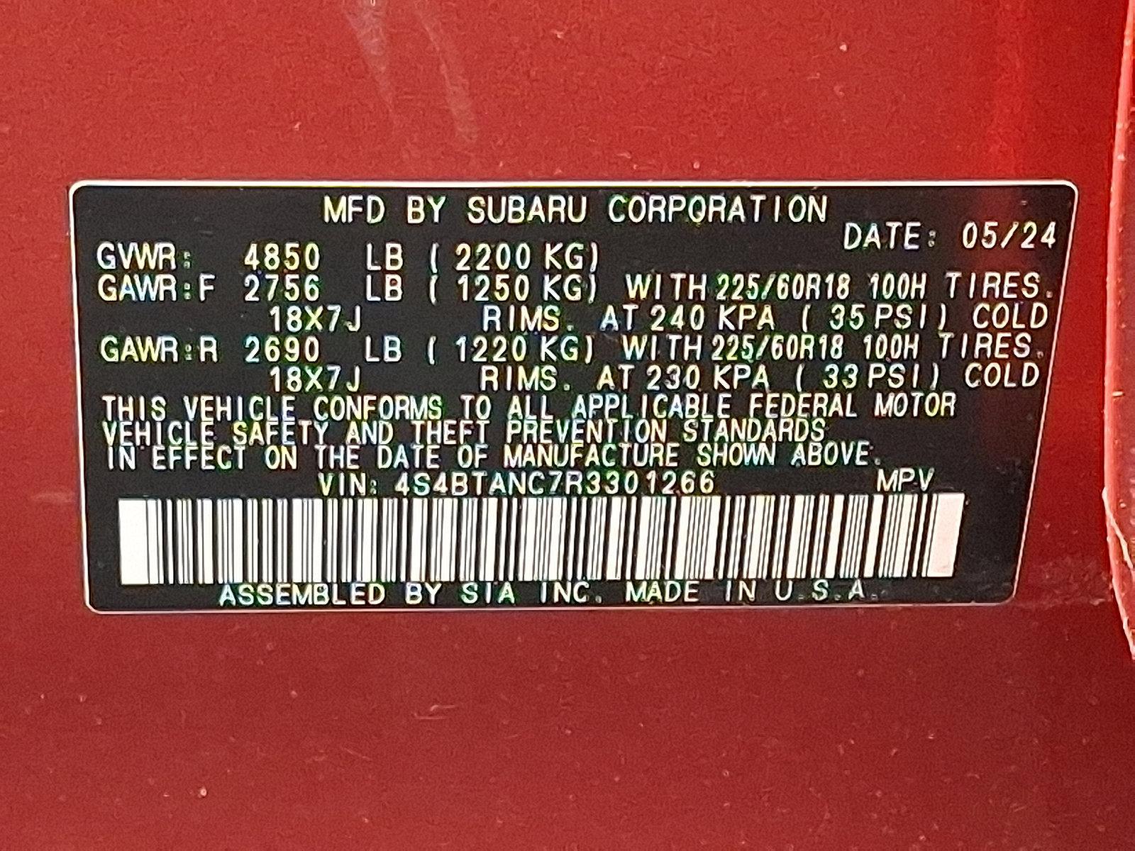2024 Subaru Outback Vehicle Photo in Easton, PA 18045