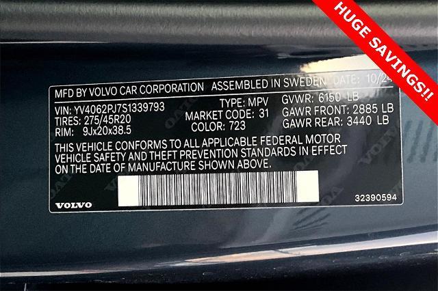2025 Volvo XC90 Vehicle Photo in Grapevine, TX 76051