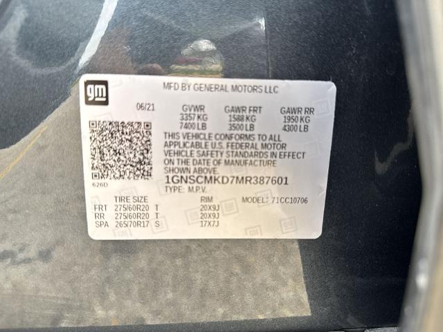 2021 Chevrolet Tahoe Vehicle Photo in BATON ROUGE, LA 70806-4466