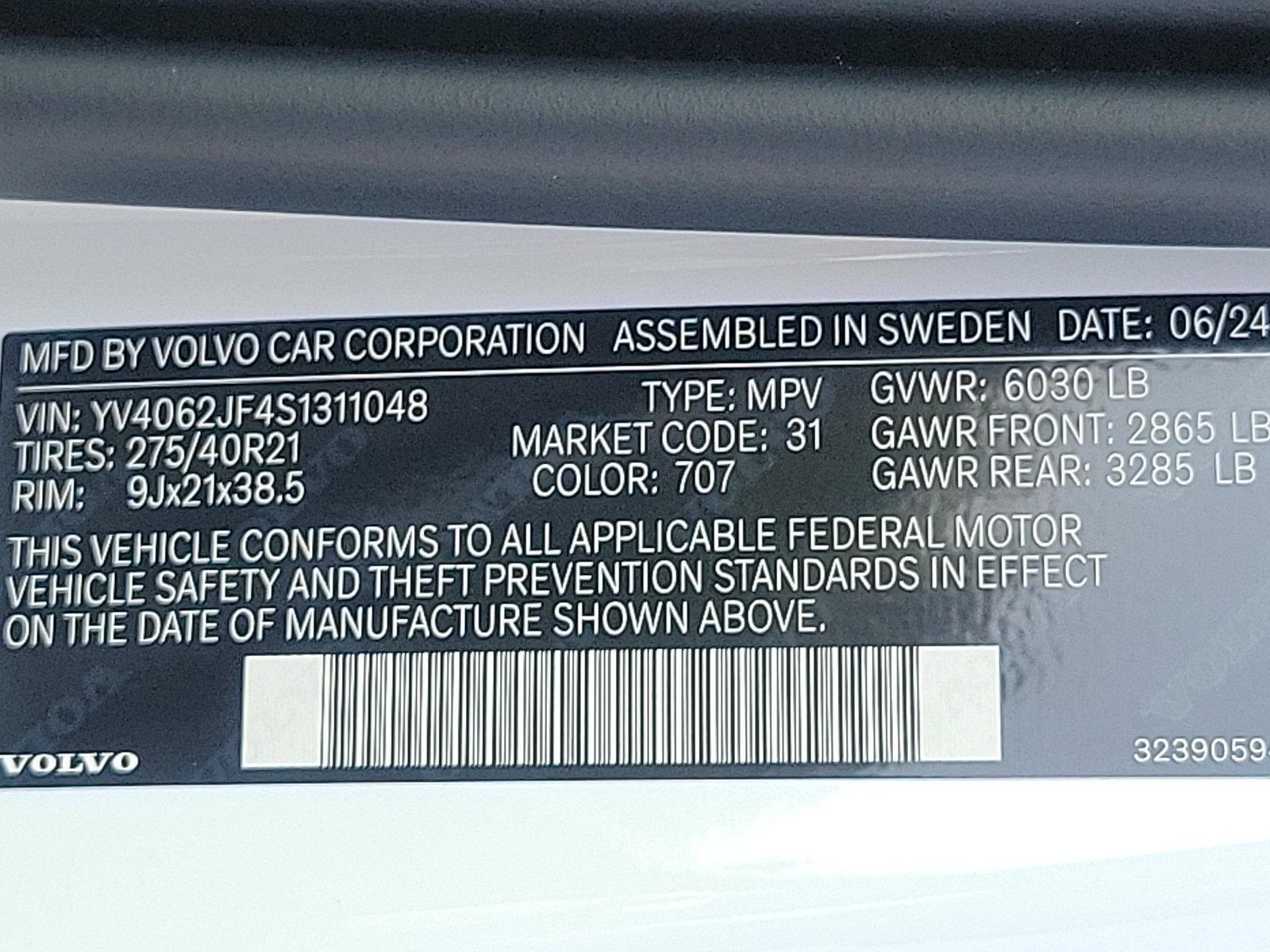 2025 Volvo XC90 Vehicle Photo in Trevose, PA 19053