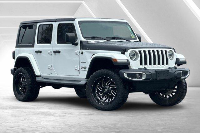 Used 2018 Jeep All-New Wrangler Unlimited Sahara with VIN 1C4HJXEG6JW192599 for sale in Stockton, CA