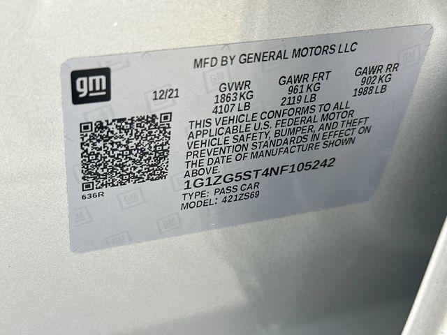 2022 Chevrolet Malibu Vehicle Photo in RIVERSIDE, CA 92504-4106