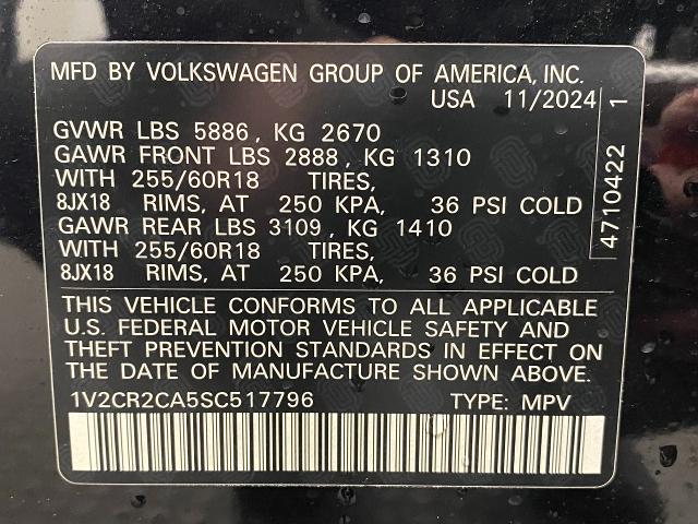 2025 Volkswagen Atlas Vehicle Photo in Appleton, WI 54913