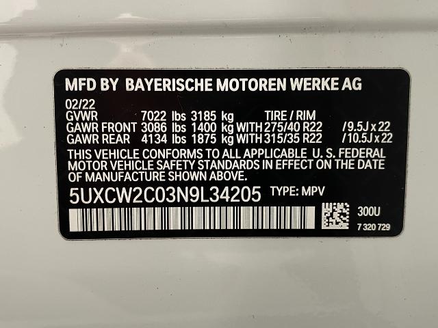 2022 BMW X7 xDrive40i Vehicle Photo in Appleton, WI 54913