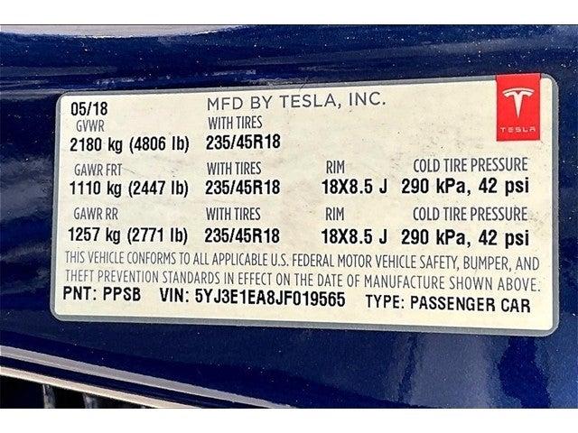 2018 Tesla Model 3 Vehicle Photo in San Antonio, TX 78230