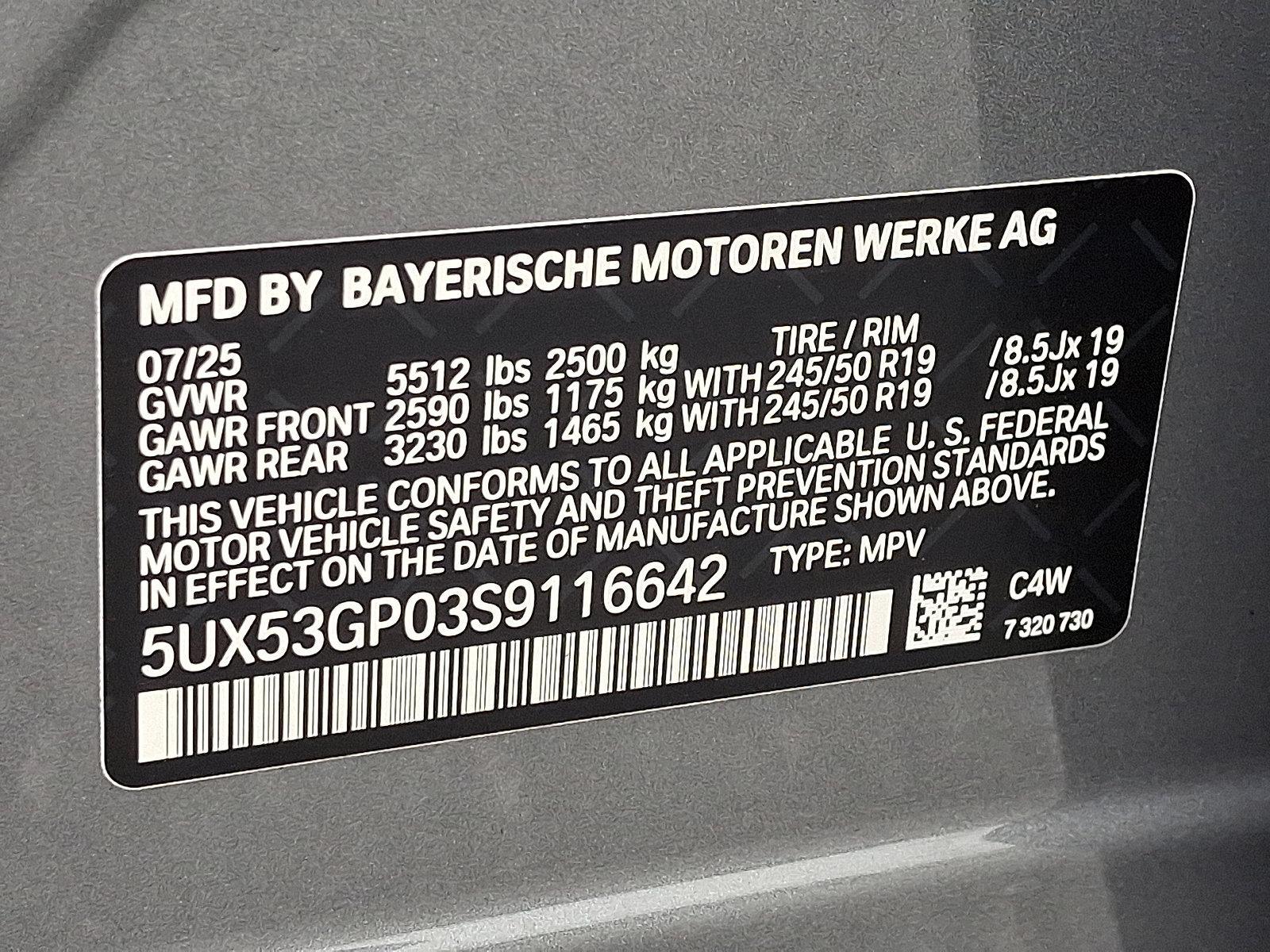 2025 BMW X3 30 xDrive Vehicle Photo in Lancaster, PA 17601