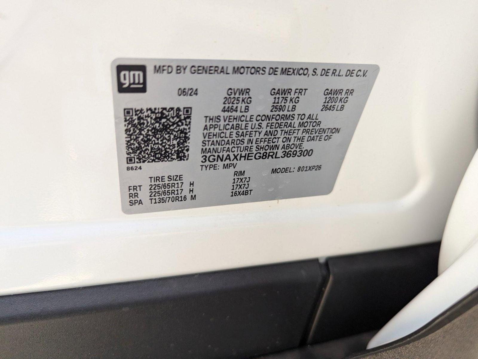 2024 Chevrolet Equinox Vehicle Photo in ORLANDO, FL 32812-3021