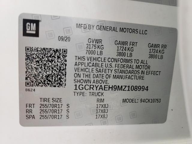 2021 Chevrolet Silverado 1500 Vehicle Photo in NEENAH, WI 54956-2243