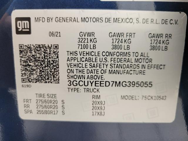 2021 Chevrolet Silverado 1500 Vehicle Photo in NEENAH, WI 54956-2243