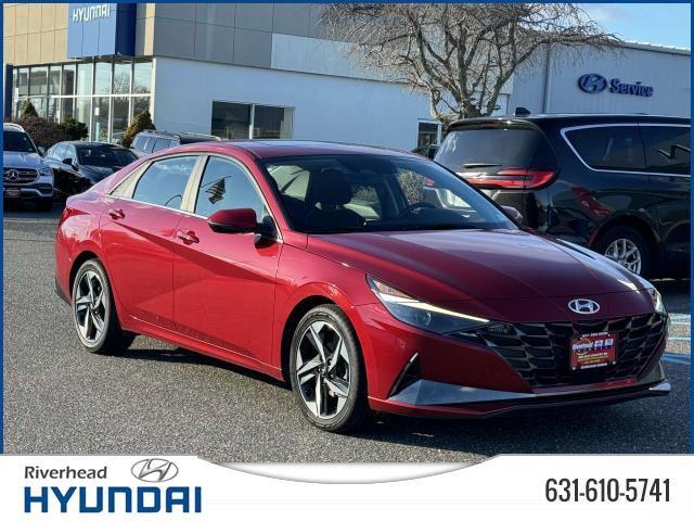 Used 2021 Hyundai Elantra SEL with VIN KMHLN4AG4MU156330 for sale in Riverhead, NY