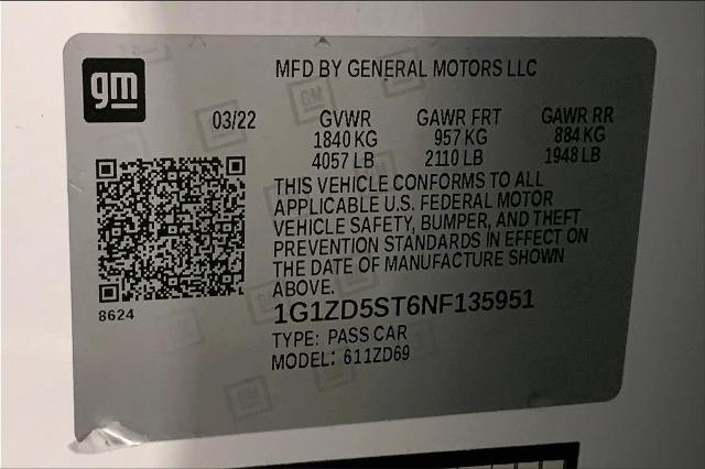 2022 Chevrolet Malibu Vehicle Photo in Lees Summit, MO 64086