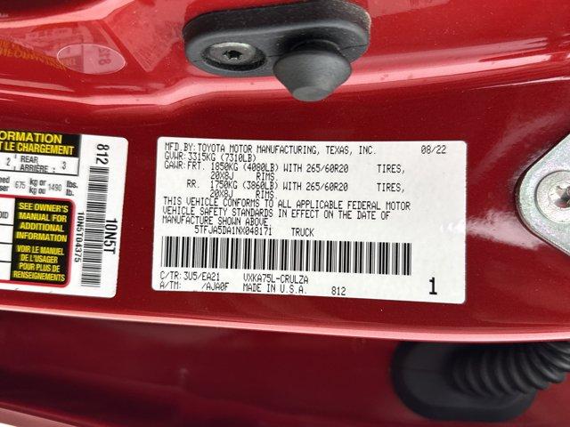 2022 Toyota Tundra 4WD Vehicle Photo in Charlotte, NC 28273