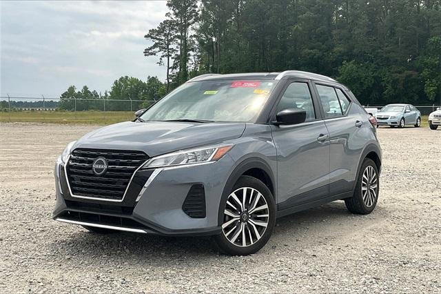 Certified 2023 Nissan Kicks SV with VIN 3N1CP5CV3PL512400 for sale in Greenville, NC