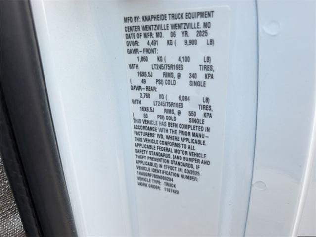 2025 Chevrolet Express Commercial Cutaway Vehicle Photo in ENGLEWOOD, CO 80113-6708