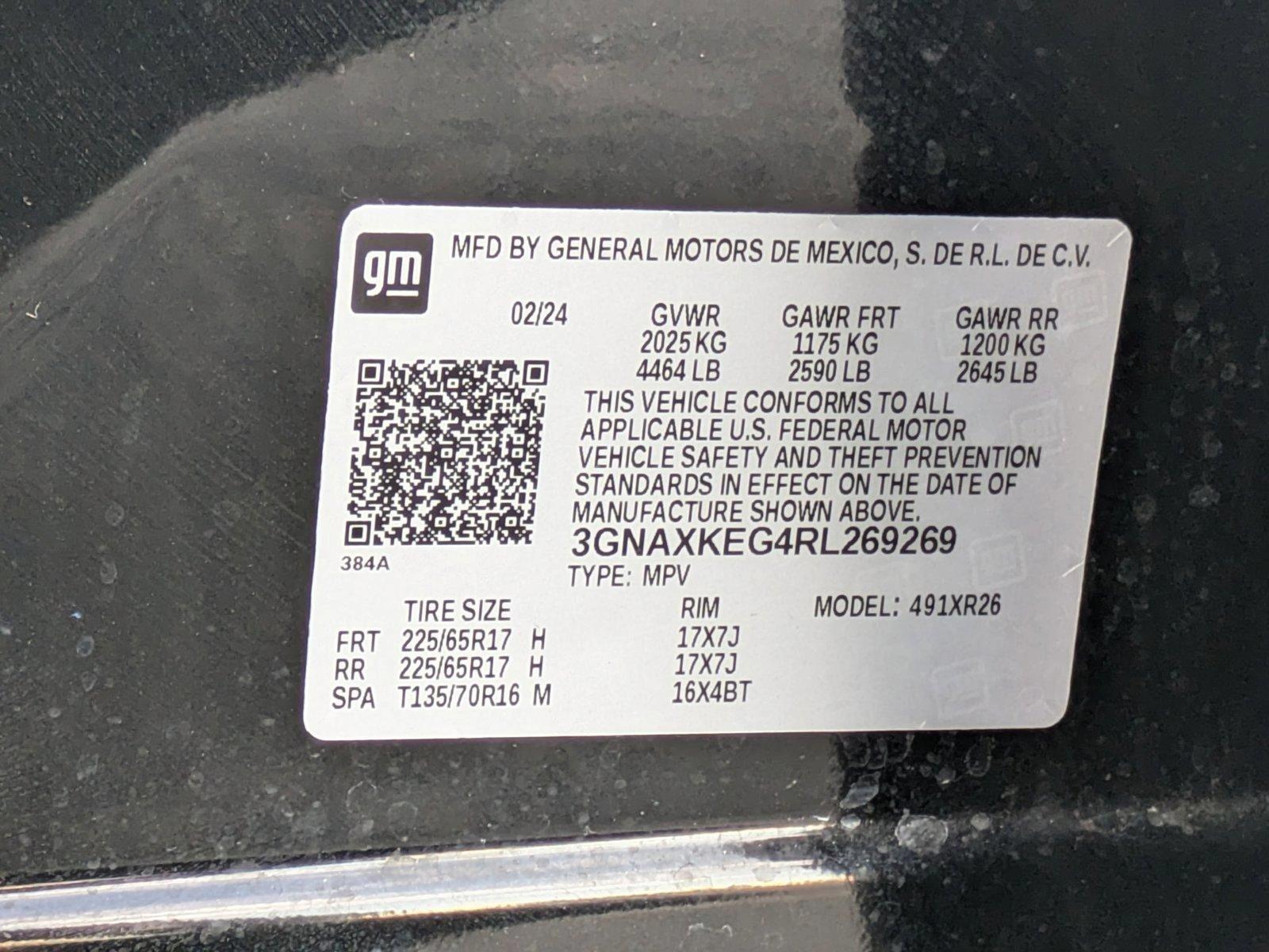 2024 Chevrolet Equinox Vehicle Photo in CLEARWATER, FL 33764-7163