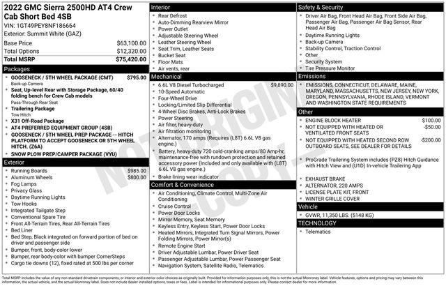 2022 GMC Sierra 2500 HD Vehicle Photo in DANBURY, CT 06810-5034