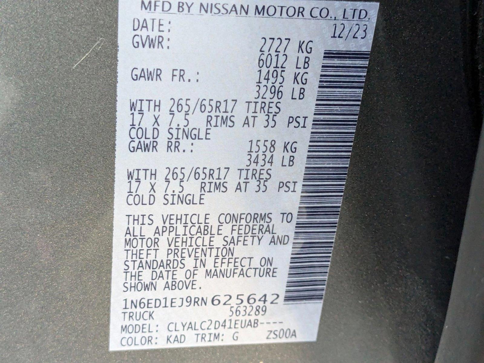 2024 Nissan Frontier Vehicle Photo in Miami, FL 33135