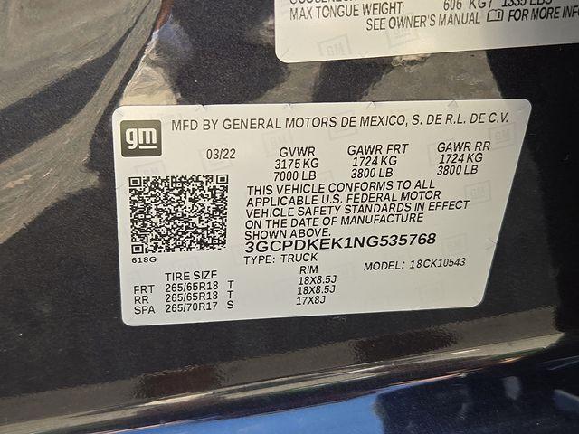2022 Chevrolet Silverado 1500 Vehicle Photo in WATERTOWN, CT 06795-3318