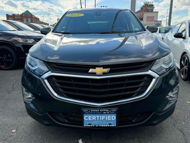 Certified 2021 Chevrolet Equinox LT with VIN 2GNAXKEV7M6166097 for sale in Freeport, NY