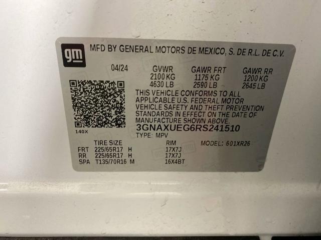 2024 Chevrolet Equinox Vehicle Photo in ALLIANCE, OH 44601-4622