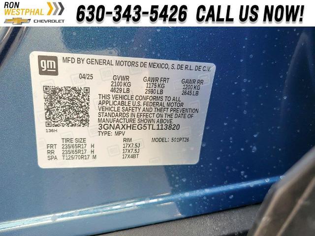2026 Chevrolet Equinox Vehicle Photo in AURORA, IL 60503-9326