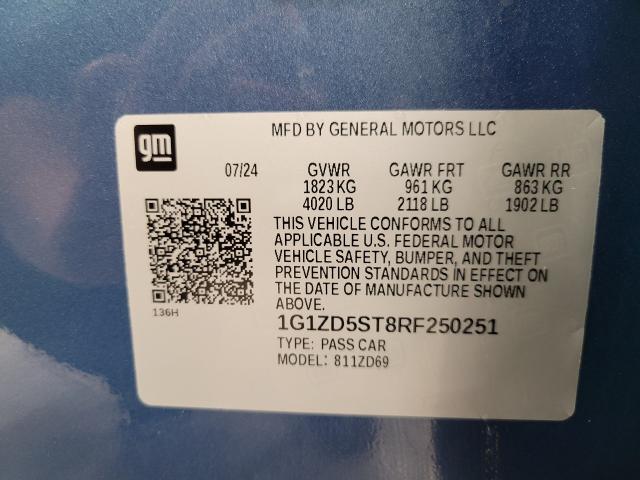 2024 Chevrolet Malibu Vehicle Photo in OSHKOSH, WI 54904-7811