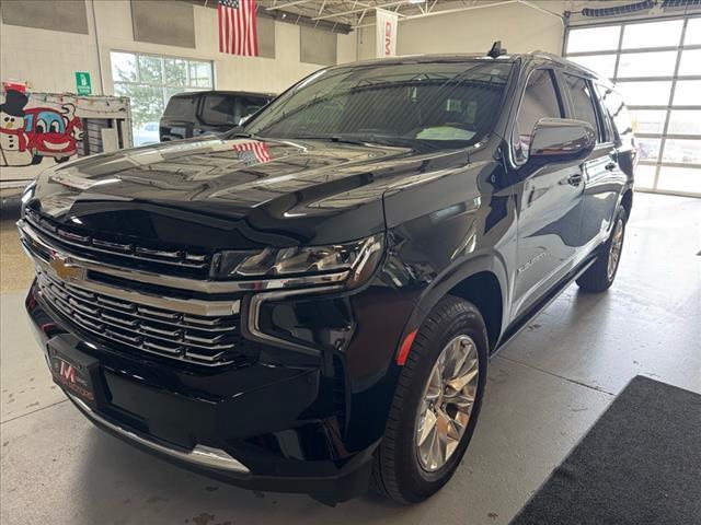 Used 2023 Chevrolet Suburban Premier with VIN 1GNSKFKD3PR294660 for sale in Plymouth, WI